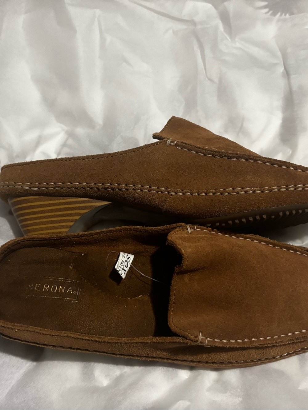 Merona Brown Suede Slip-On Loafers - Unbranded - Picture 6 of 6
